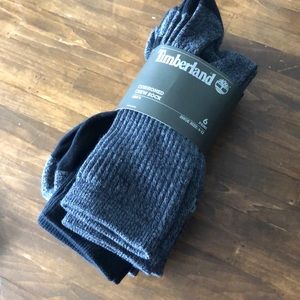 Timberland Men’s Cushioned Crew Socks Cotton Blend 6 Pairs Size 6-12